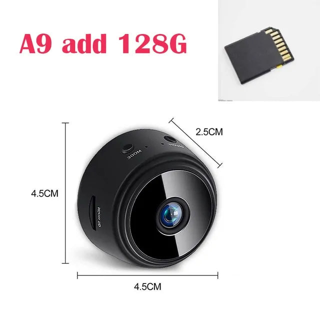 A9 Mini Camera - Beveilingingscamera met Wifi 1080p en Nachtvisie